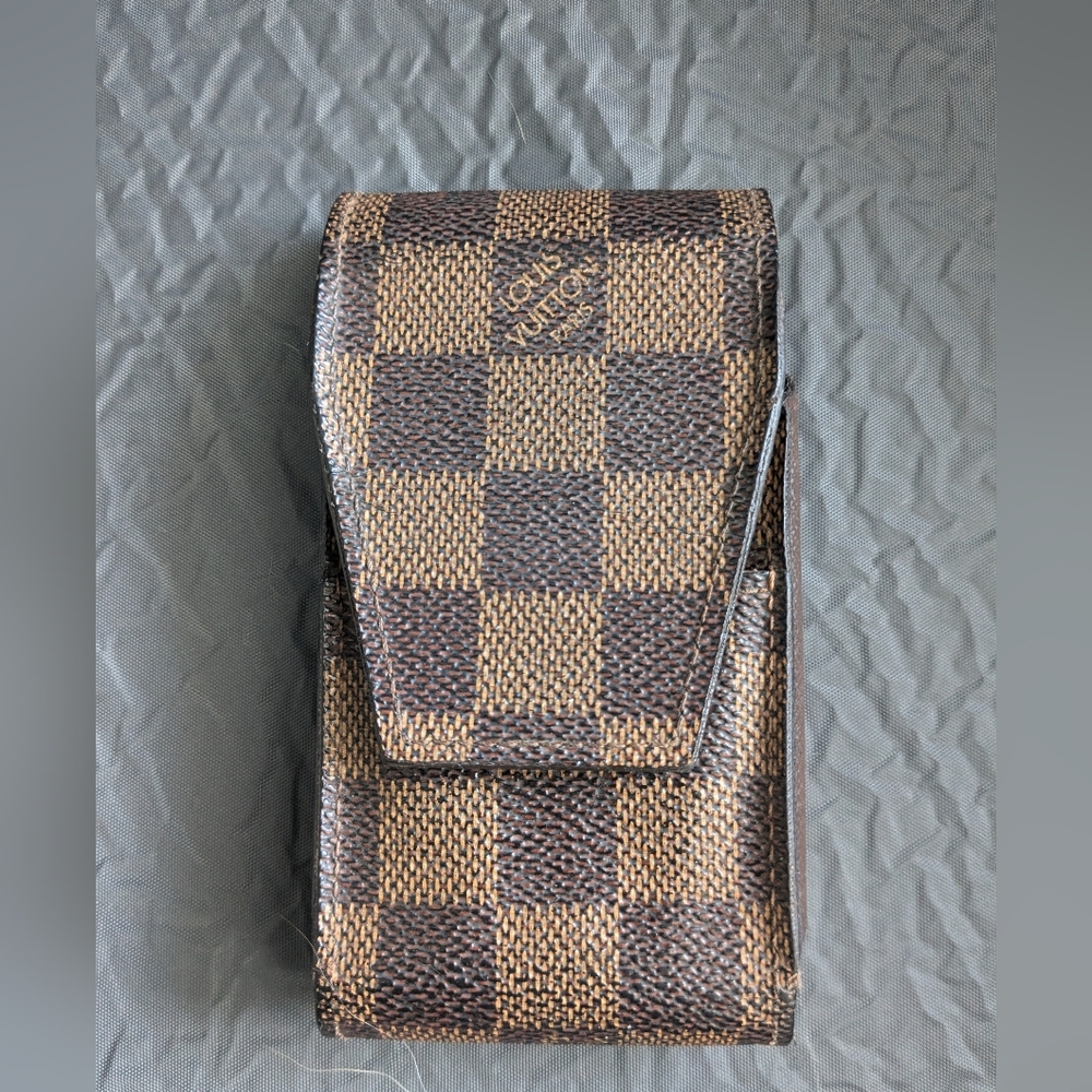 Louis Vuitton LV Authentic Vintage Damier Ebene Cigarette Case